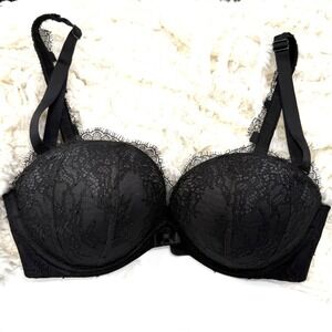 VICTORIA'S SECRET  VERY SEXY Convertible PUSH UP BRA 34D Lace & Light Padding